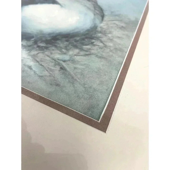 VTG Annette Hartzell Duck with Chicks Signed 257/950 1986 Signed Print Frame - Picture 9 of 10